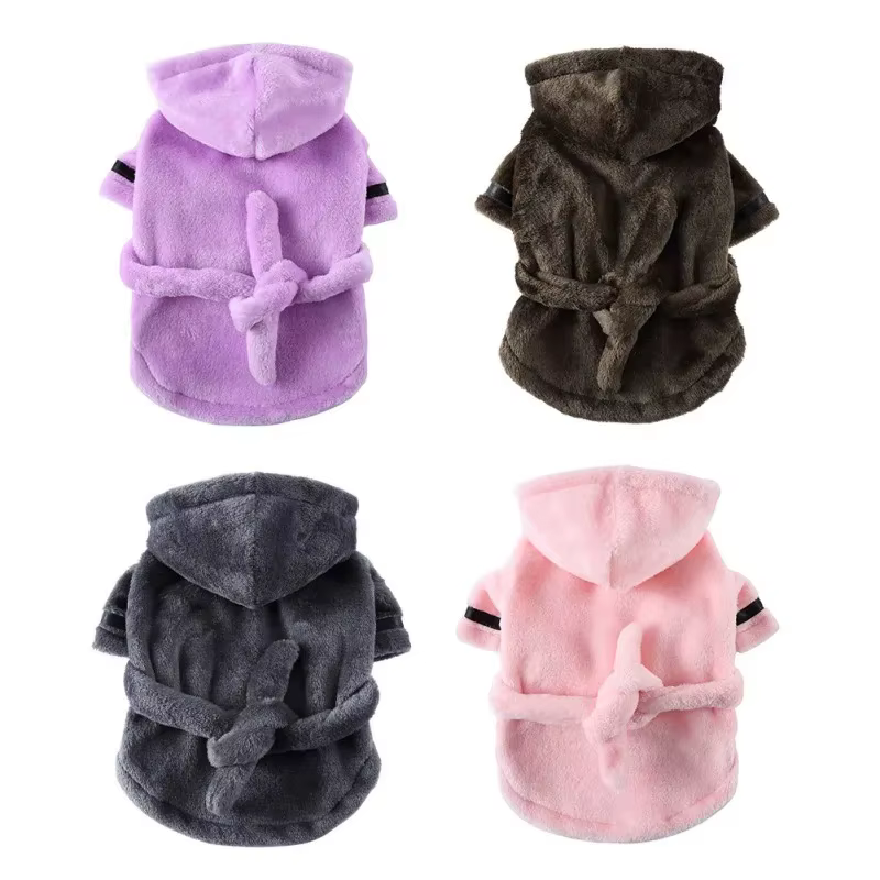 Albornoz toalla para perros y gatos – Ropa secado rápido - imagen 3