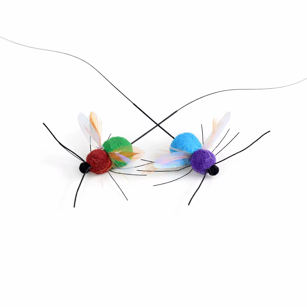 Varitas para gatos con insectos y piezas intercambiables - imagen 3