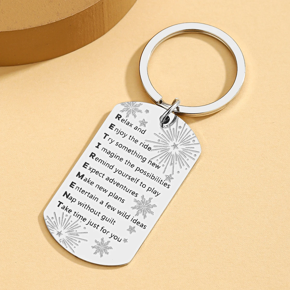 Llavero jubilación feliz: regalo divertido para gatos y perros - imagen 3