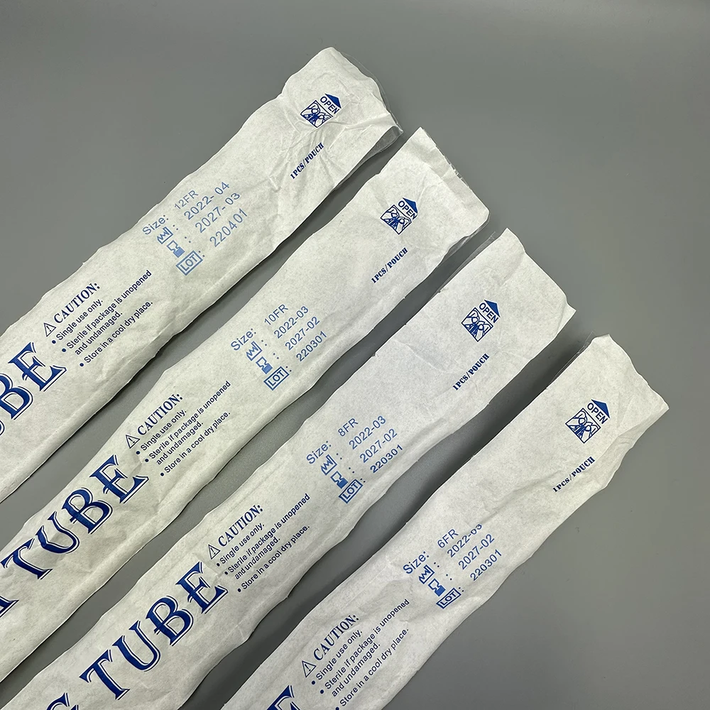 Tubo de alimentación nasogástrica verde 6FR