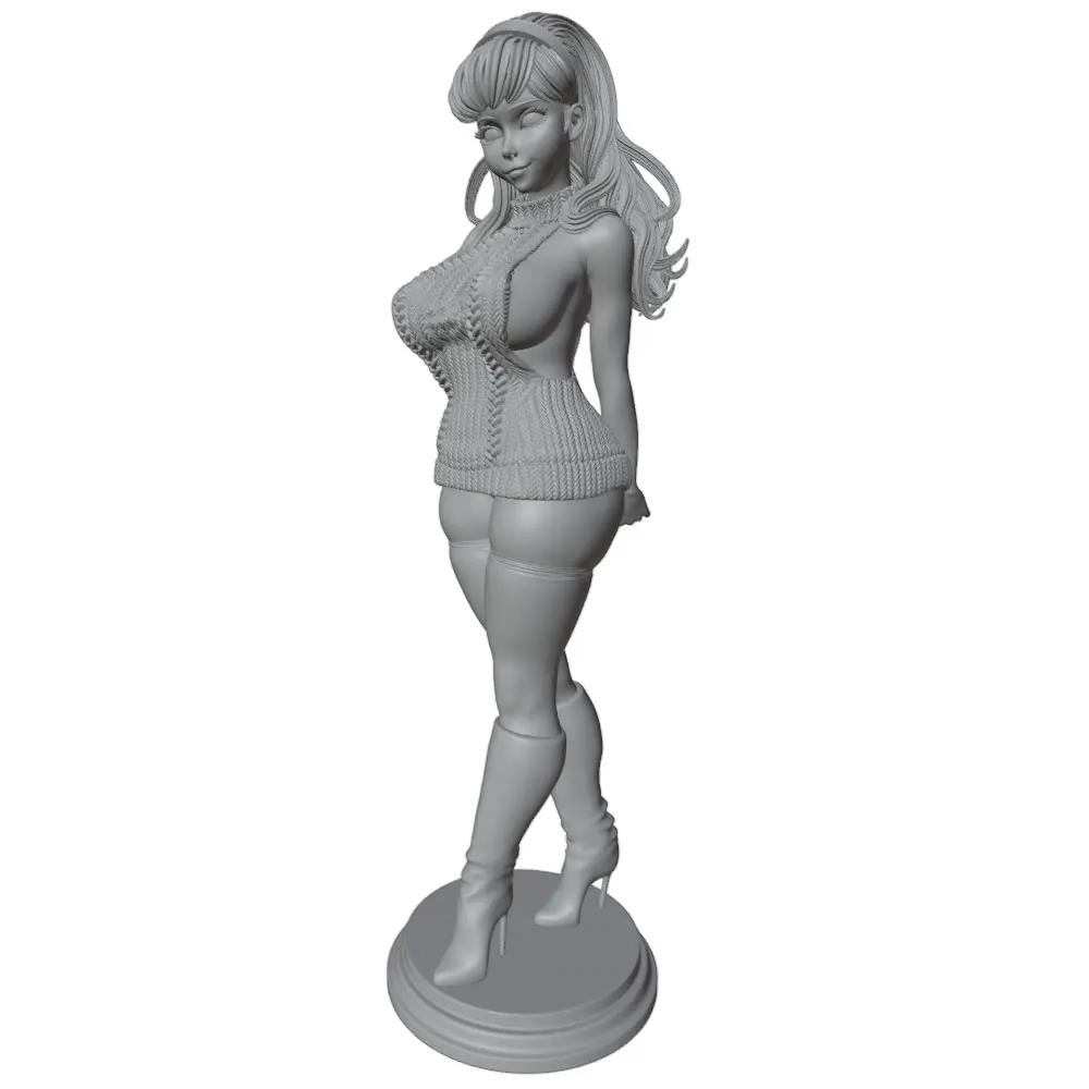 Miniatura de chica en resina 3D sin montar ni pintar - imagen 2