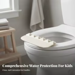 Asiento reductor infantil para WC con protector antisalpicaduras