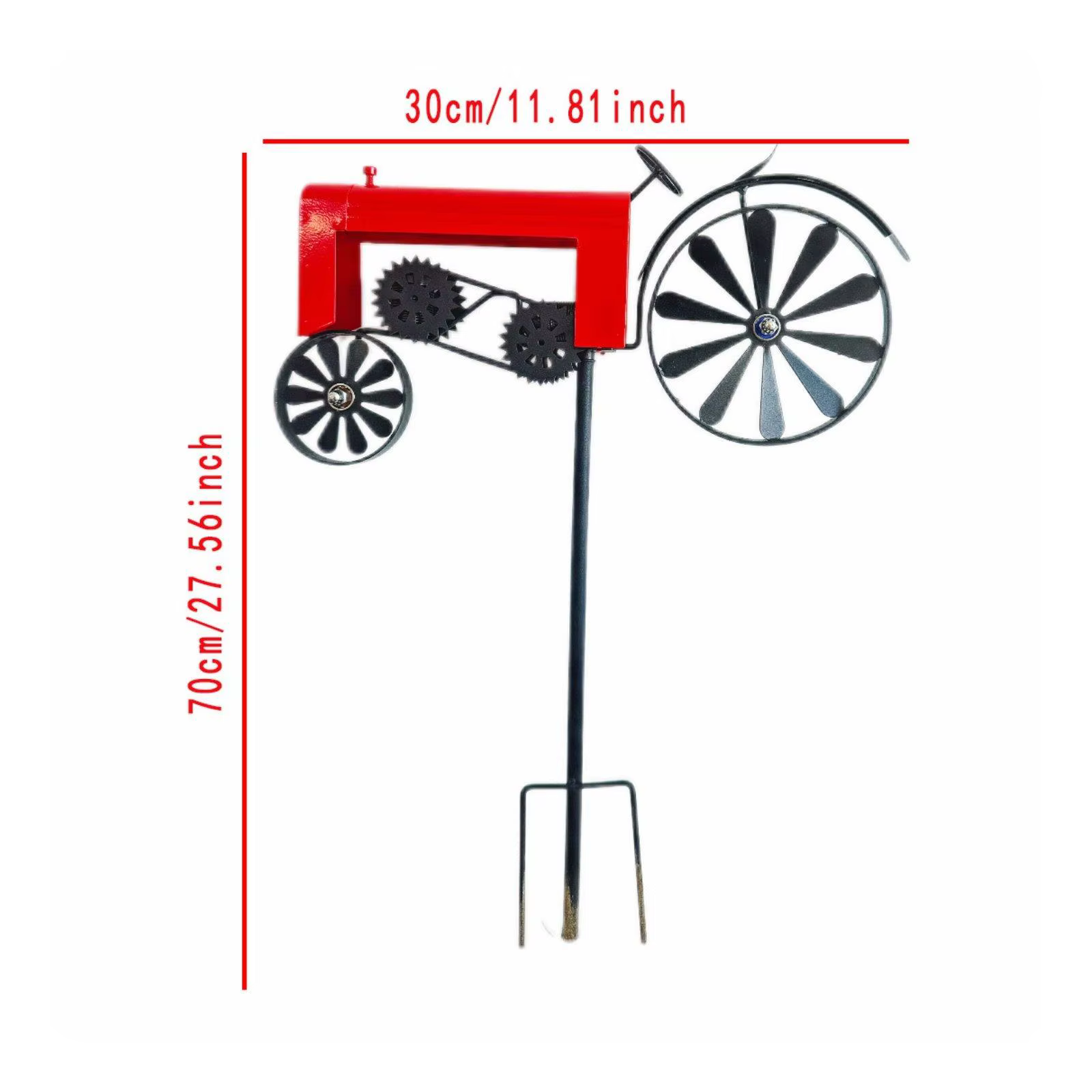 Escultura cinética de metal para jardín – Resistente a la intemperie - imagen 5
