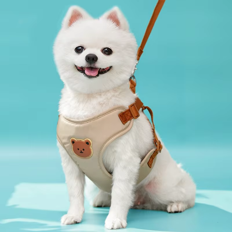 Arnés ajustable con correa para perro y gato – Chaleco de osito - imagen 2