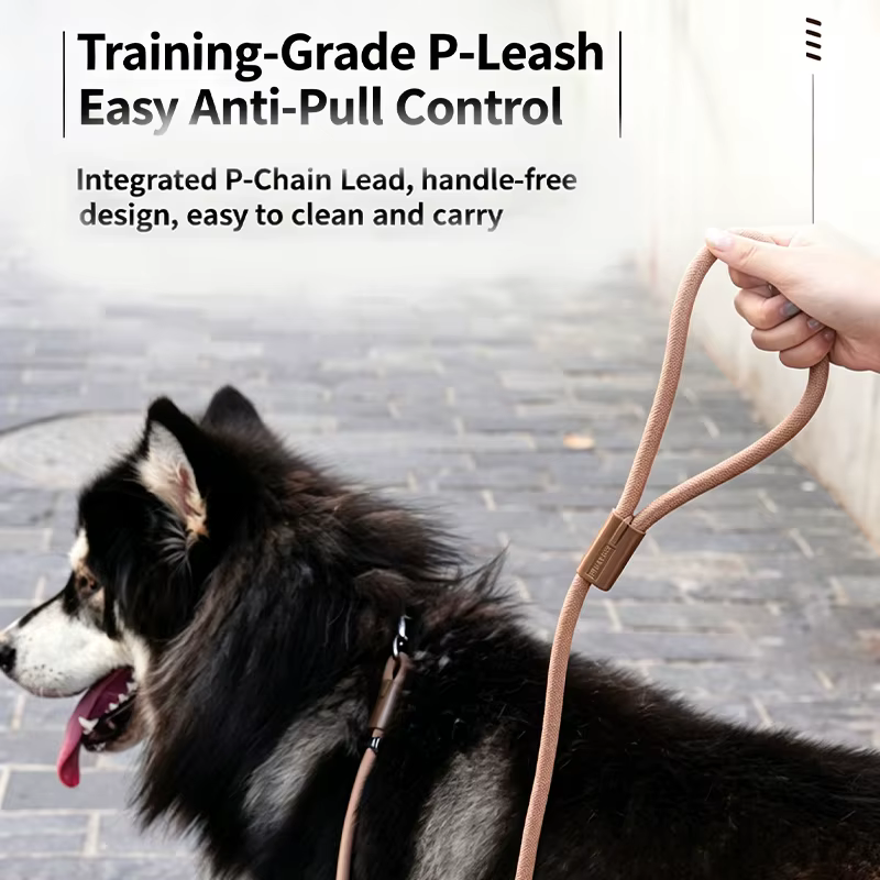 Correa manos libres para perros – Cinturón cintura correr nylon - imagen 3