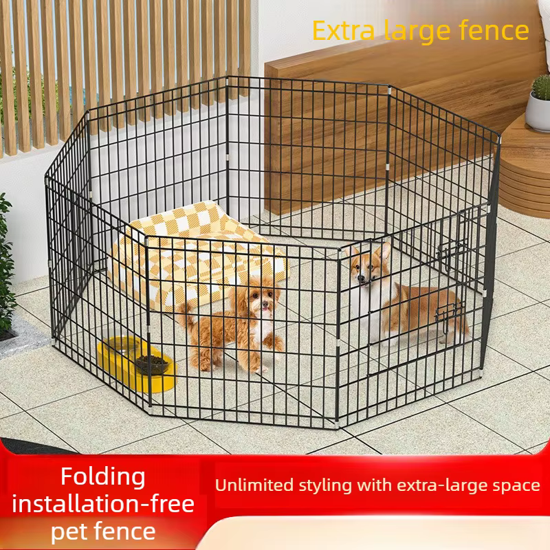 Corral Plegable para Perros Pequeños y Conejos – Valla Portátil Interior y Jardín - imagen 5