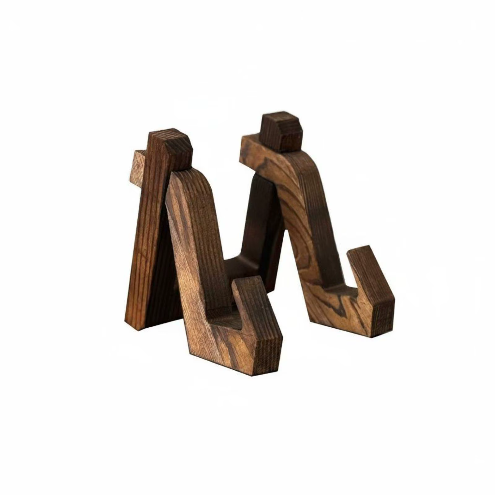 Soporte Libros Madera Maciza Organizador Escritorio – Estantería Desmontable - imagen 5