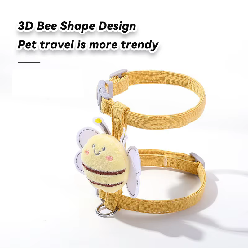 Arnés, correa y collar de abeja antiescape para perro y gato - imagen 3