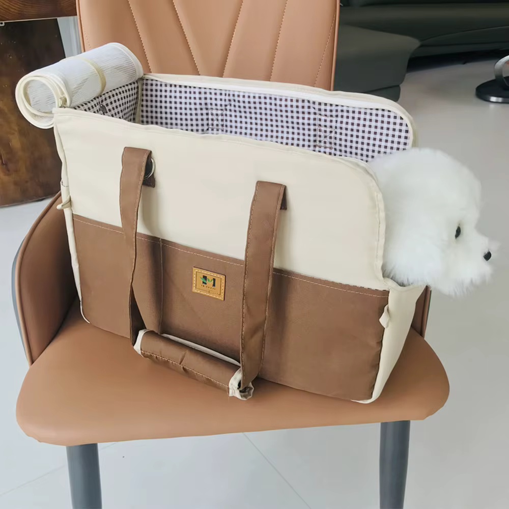 Bolso transportín transpirable de viaje para gatos y perros - imagen 4