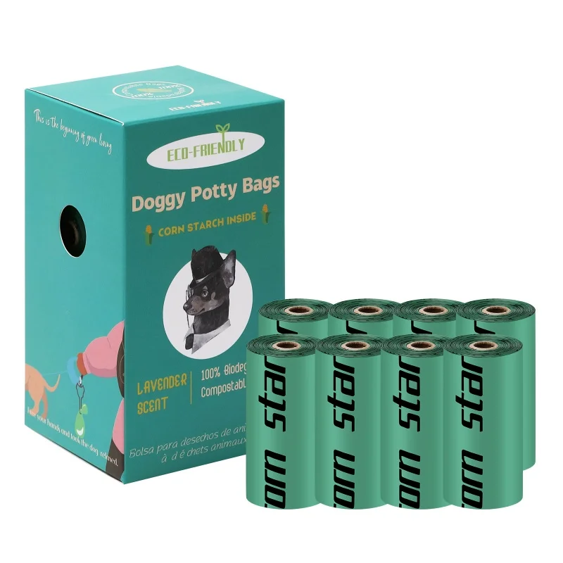 Bolsas recoge cacas biodegradables con dispensador para perros - imagen 5