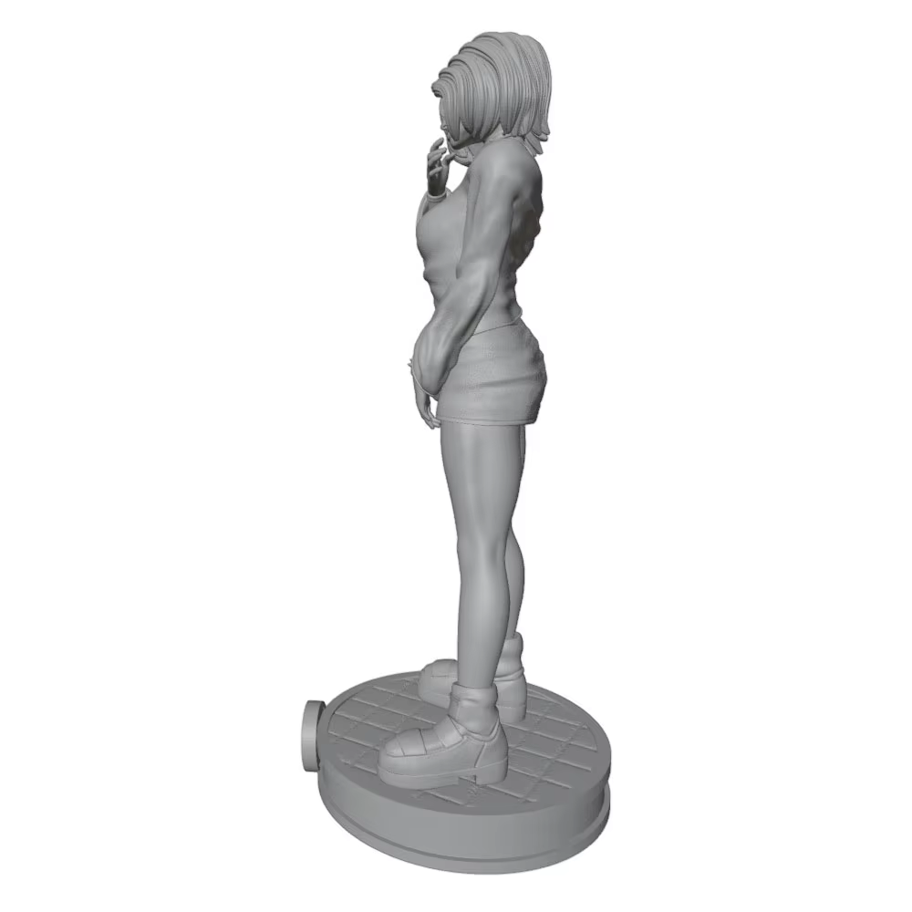 Juguete de resina DIY para gatos y perros – mini modelo 3D gris - imagen 3