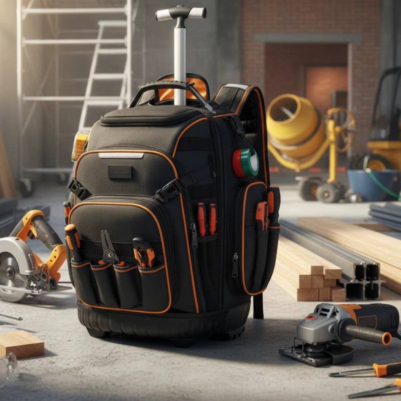 Mochila con Ruedas para Transportar Mascotas – Bolsa Organizador - imagen 5