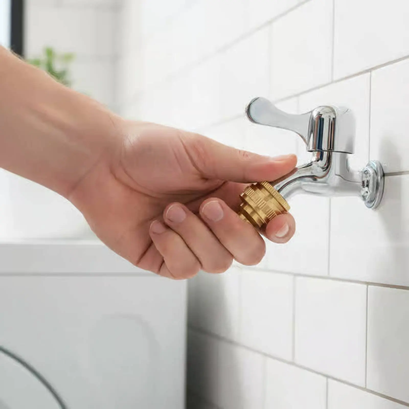 Conector grifo para manguera ducha de perros y gatos, fácil instalación