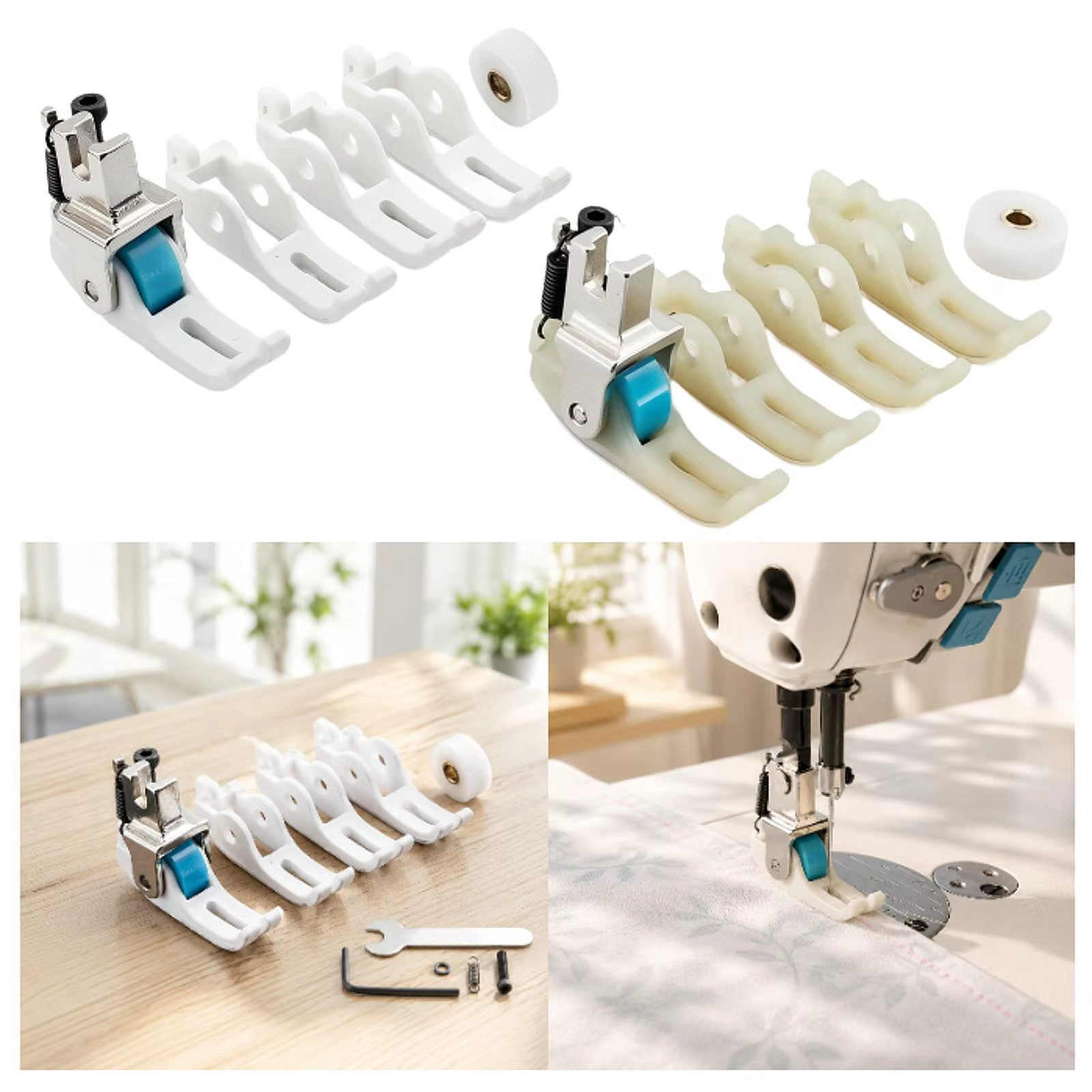 Kit del prensatelas de rodillo para distintos usos