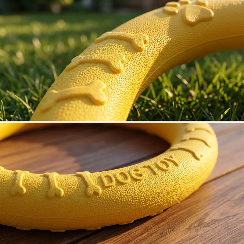 Frisbee resistente para perros – Disco volador para masticar y lanzar - imagen 5