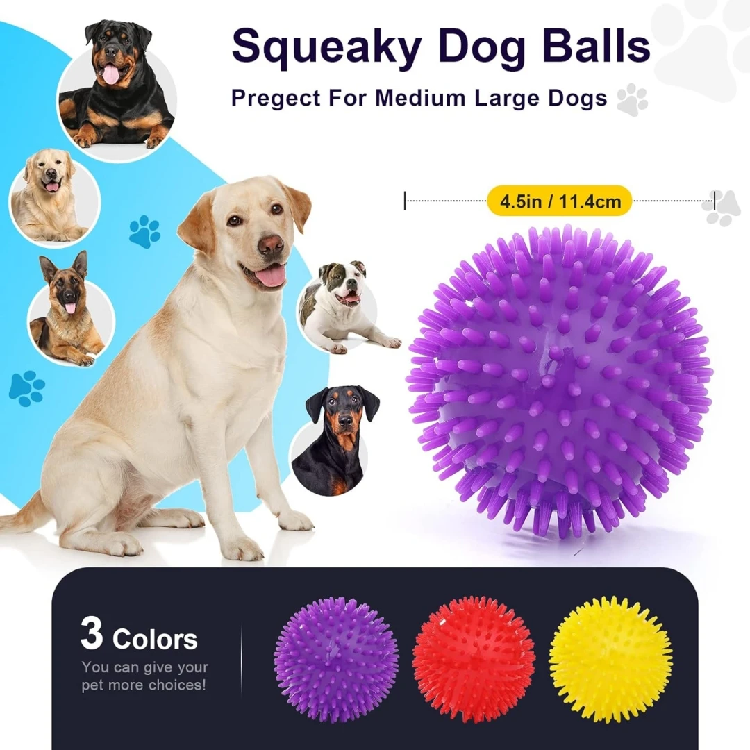 Juguete exprimidor para perro – detalle de textura