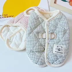 Chaleco a Cuadros para Gatos y Perros Pequeños – Abrigo Otoño