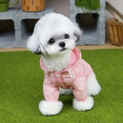 Impermeable chubasquero ligero para perros y gatos, 4 estaciones
