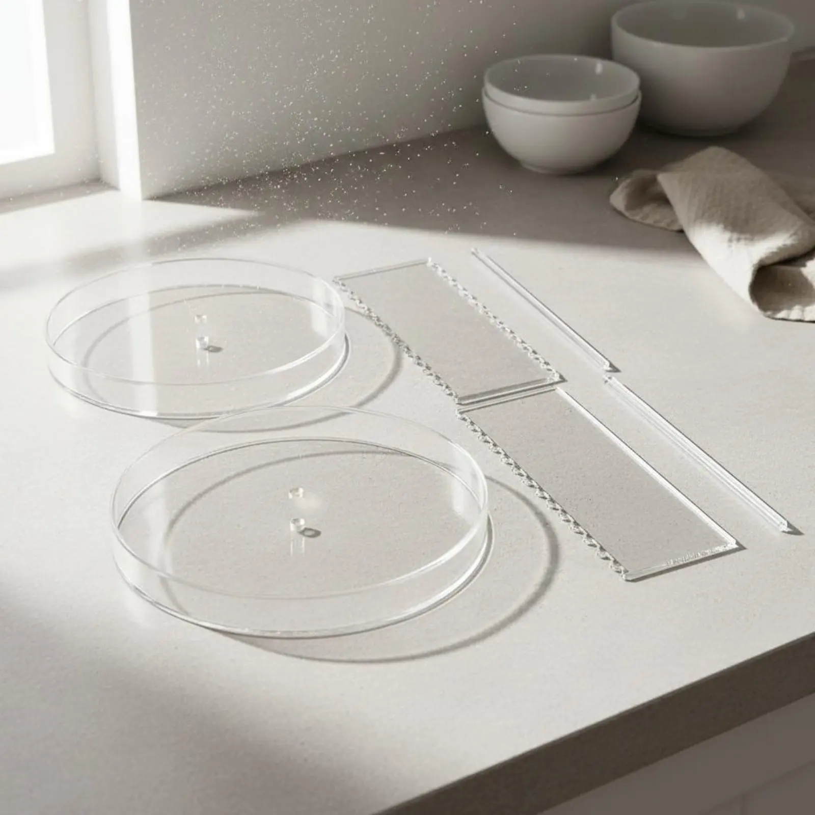 Kit de discos y espátulas acrílicas para glaseado reutilizable - imagen 5