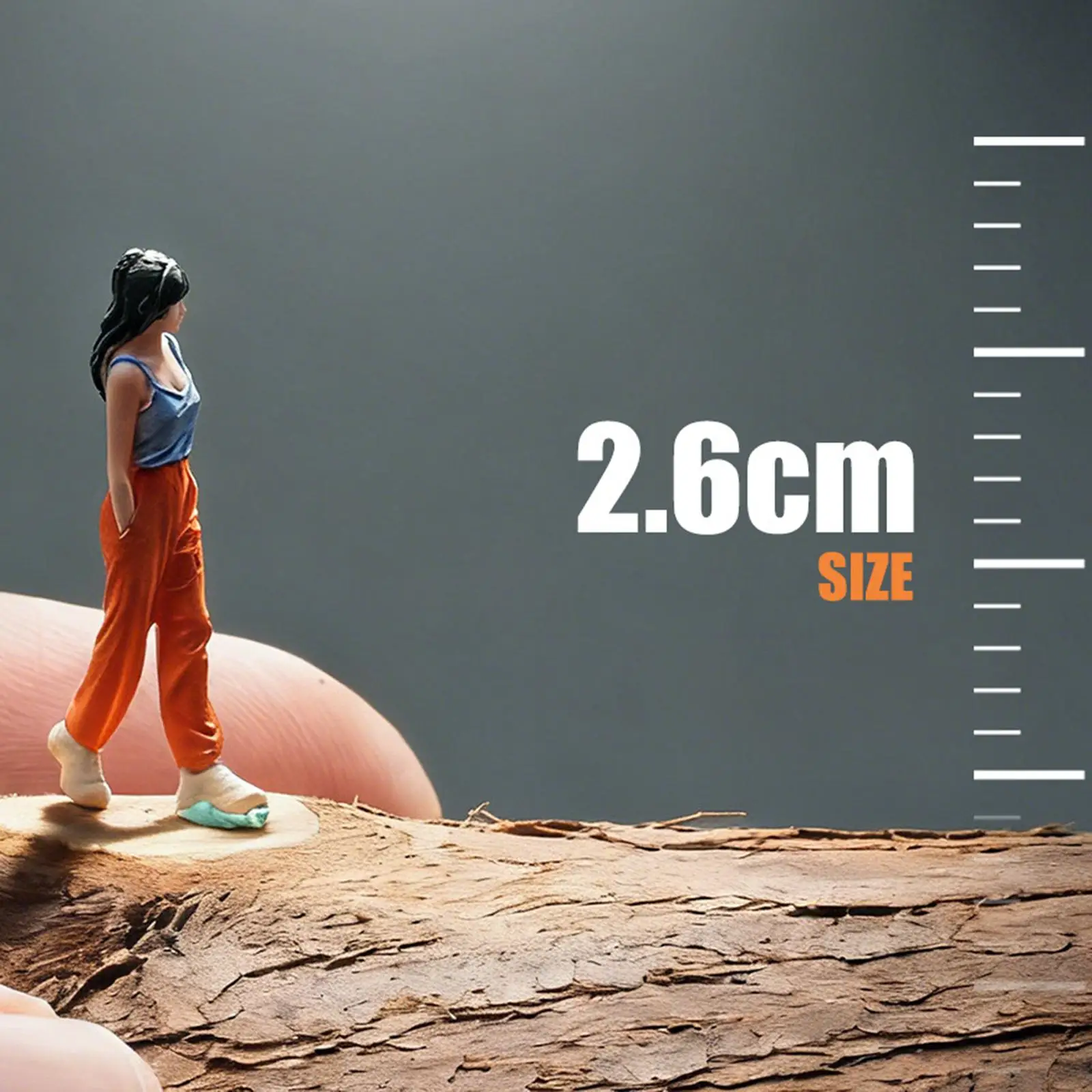 Figura decorativa miniatura en resina para terrario y acuario – Adorno 1/64 - imagen 4