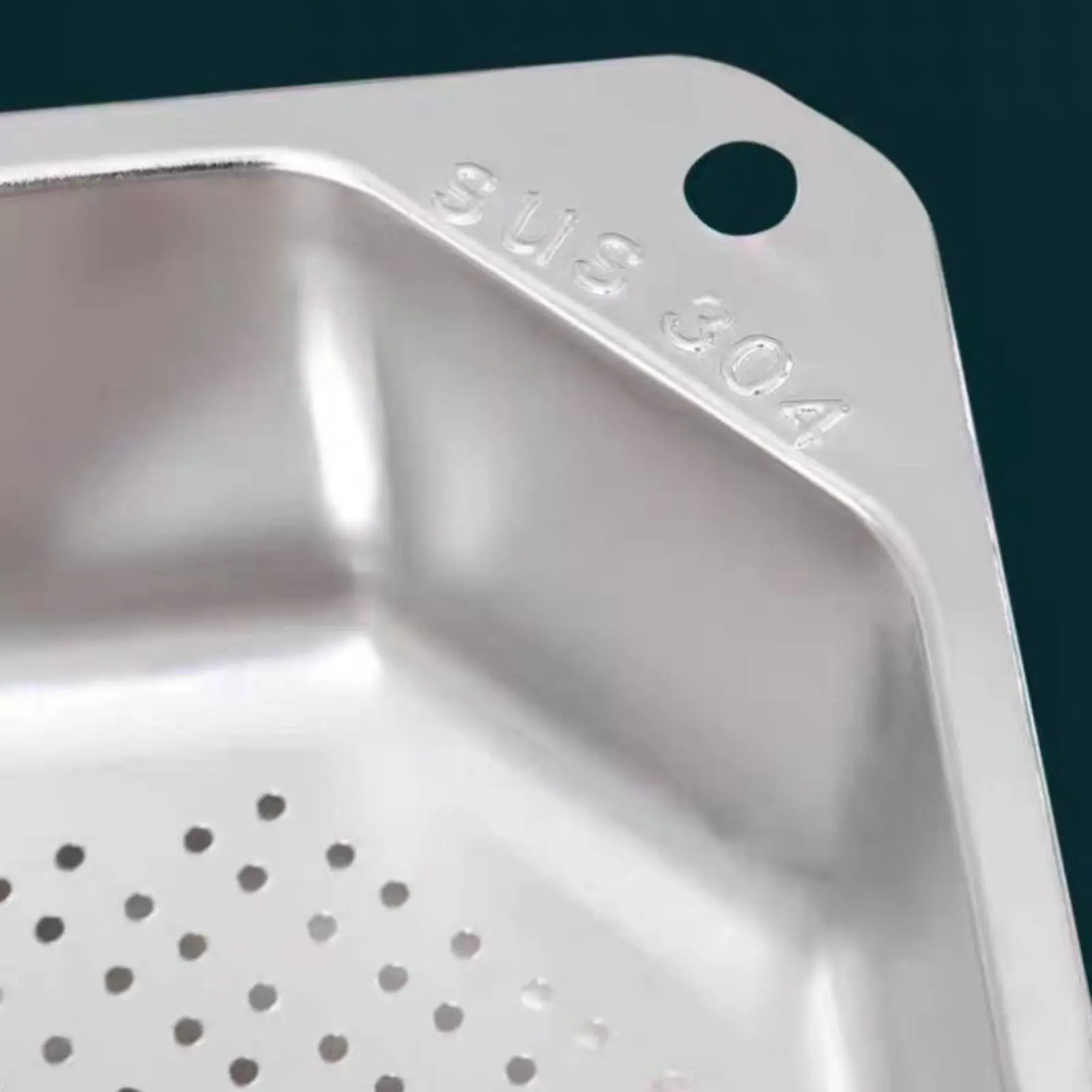 Recogedor de restos triangular para fregadero con drenaje rápido - imagen 2