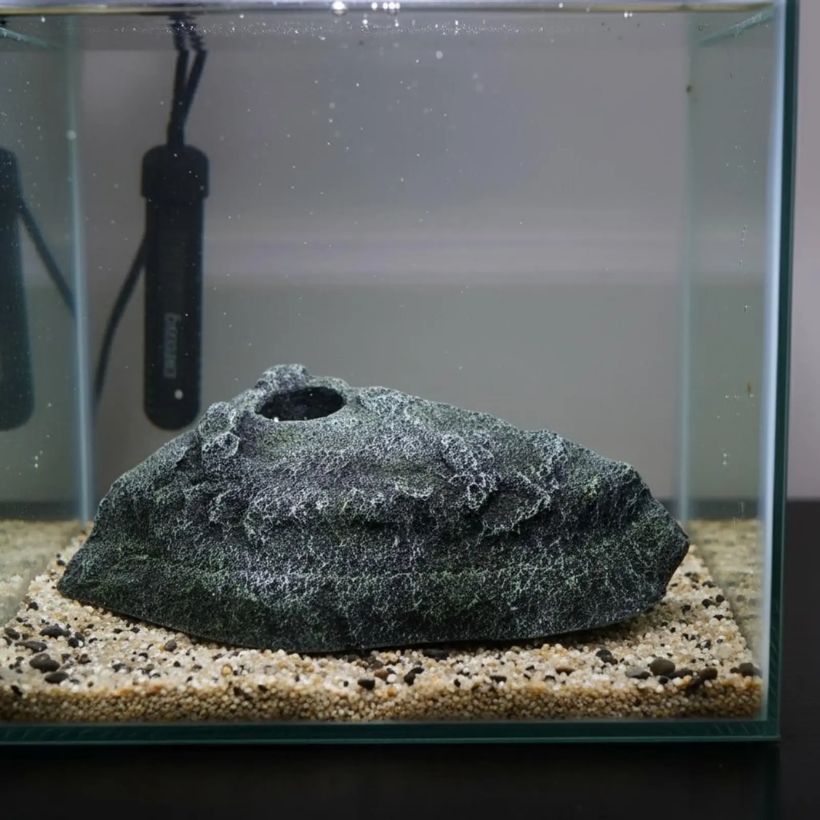 Cueva escondite herpetológica con rampa solar fácil para tortugas - imagen 2