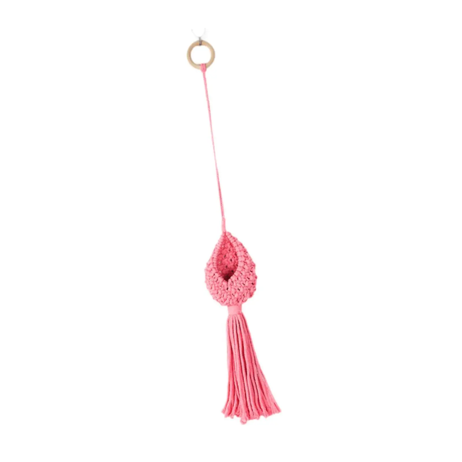 Soporte Macramé Colgante para Plantas – Maceta de Algodón Boho - imagen 4