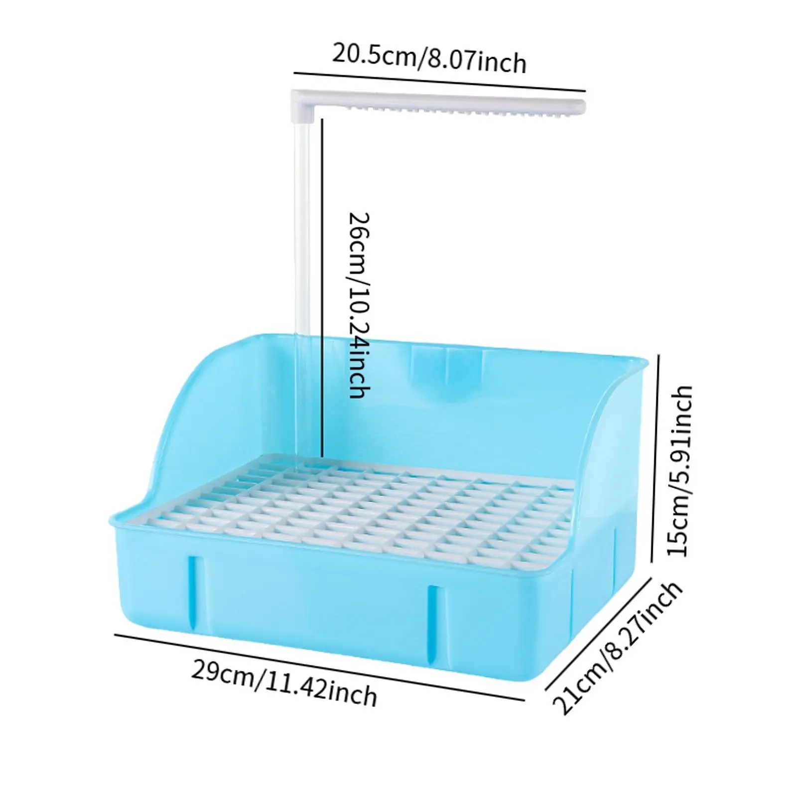 Bird Bath Box Bird Shower Easy to Install Reusable Removable Parrot Bathtub Parrot Bath Shower Box for Budgerigar Budgie