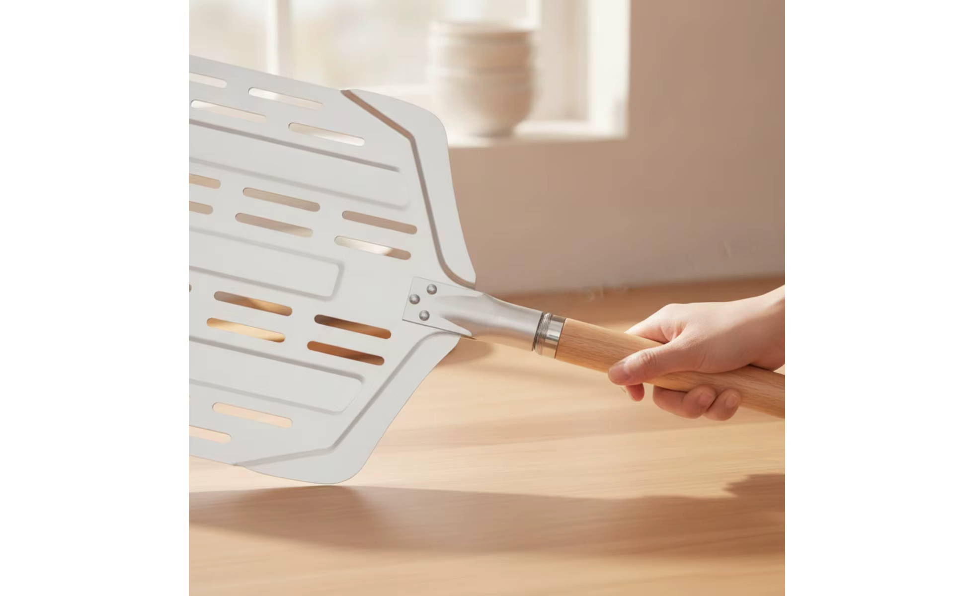 Mango desmontable para almacenamiento compacto y transporte