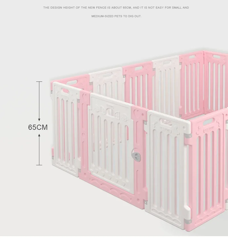Divisor de valla interior en rosa