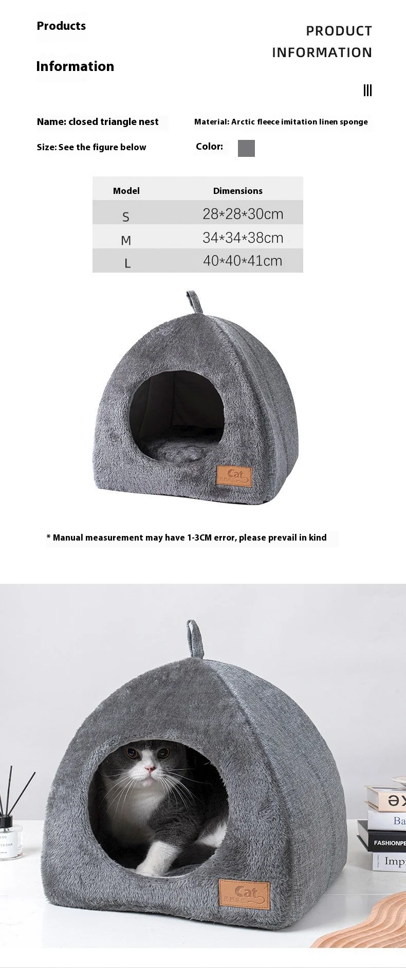 Interior acolchado y base antideslizante del producto