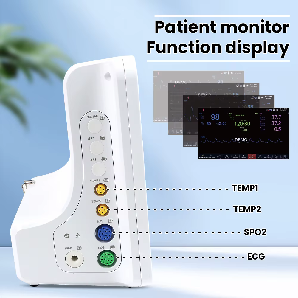 Monitor Multiparamétrico S80A 10.1" para UCI – SpO2, ECG, NIBP - imagen 2