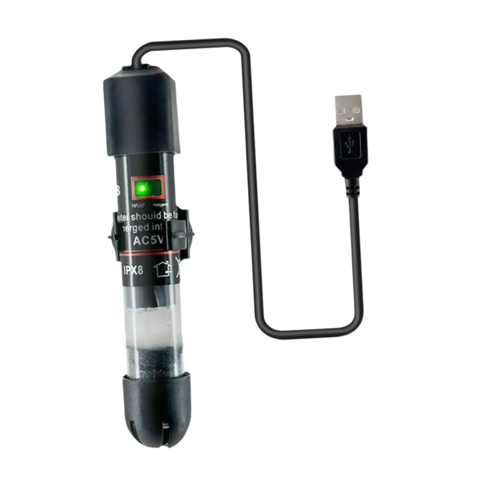 Small Fish Tank Heater USB Winter Keep Warm Intelligent Mini Aquarium Heater