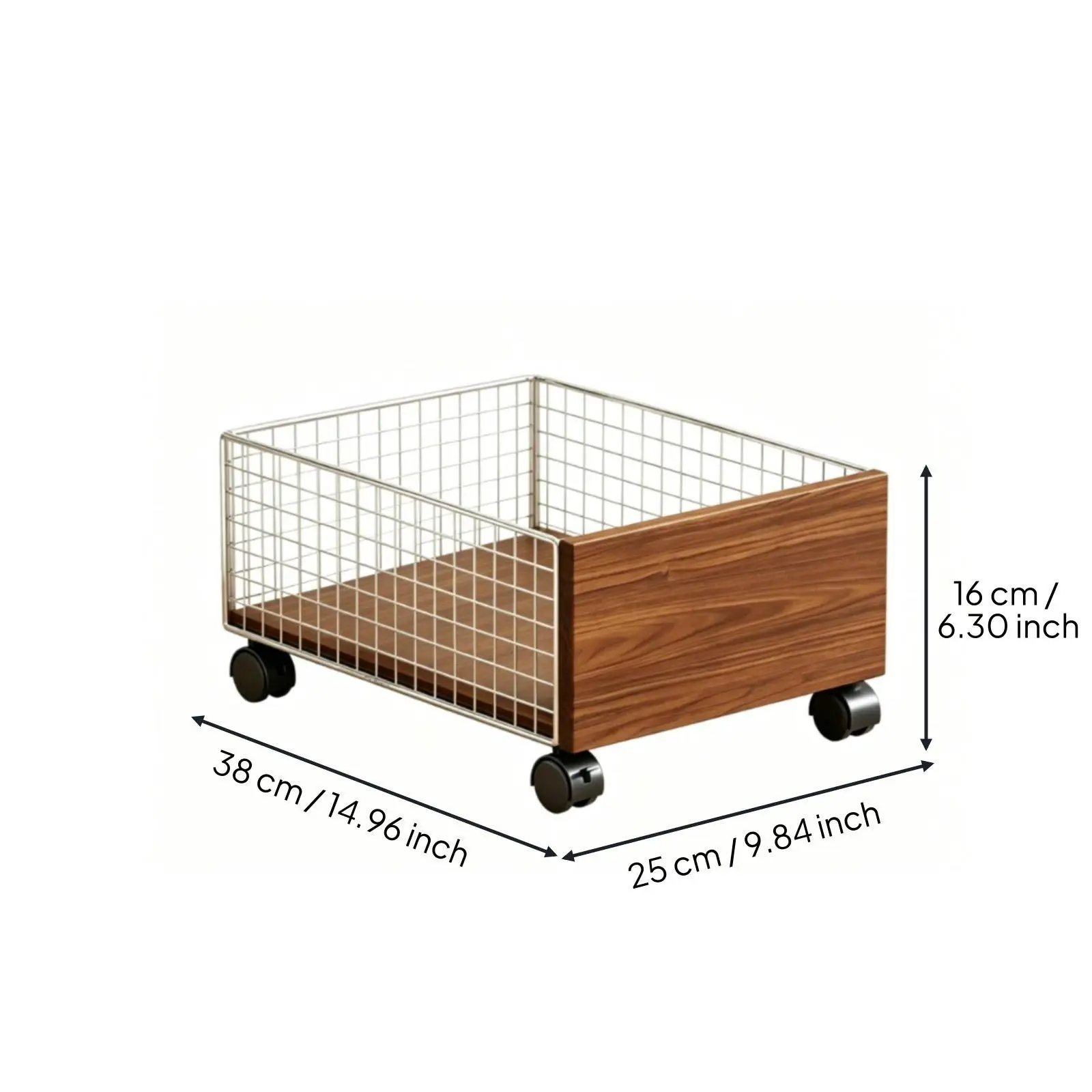 Carrito almacenamiento con ruedas plegable para gatos y perros - imagen 5