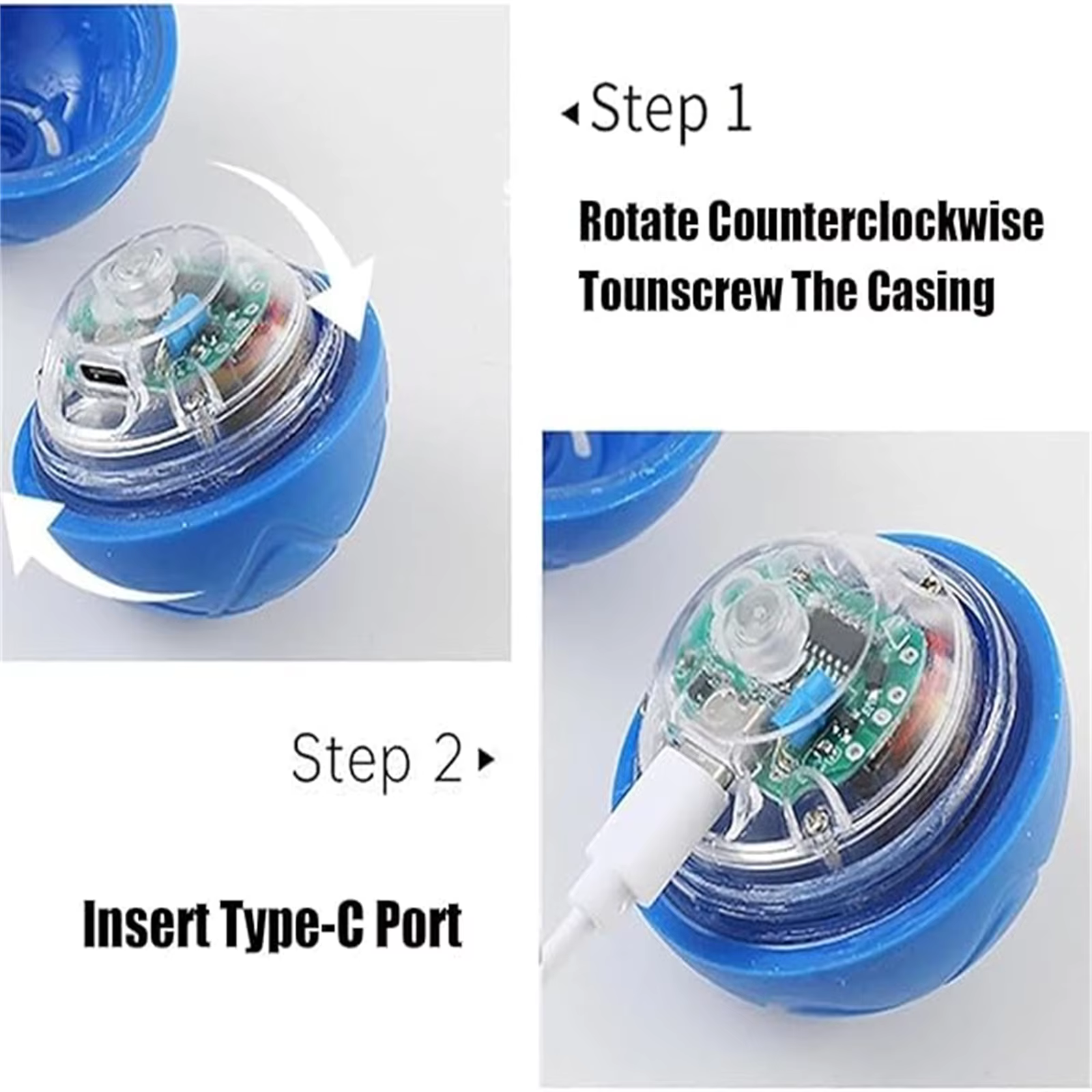 Pelota Automática Interactiva para Perros – Juguete Rodante USB
