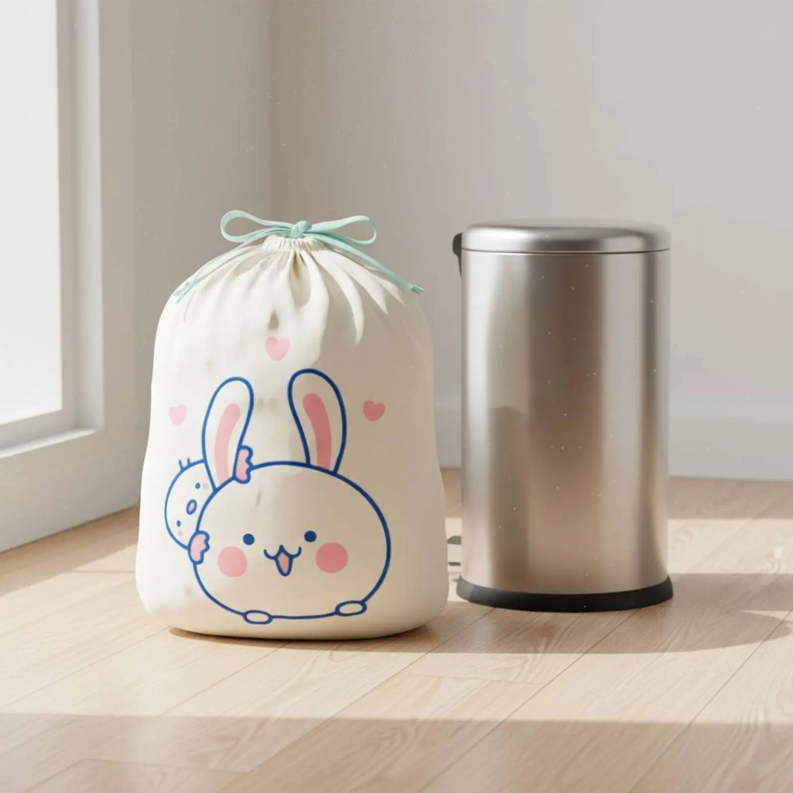 Bolsas de basura gruesas con cordón para heces de perro y gato - imagen 5