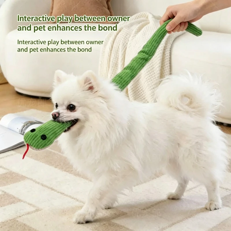 Juguete de serpiente para gatos de interior y perros