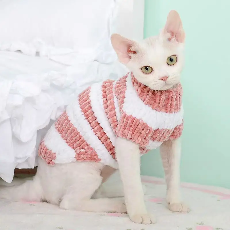 Suéter en color azul para mascotas pequeñas