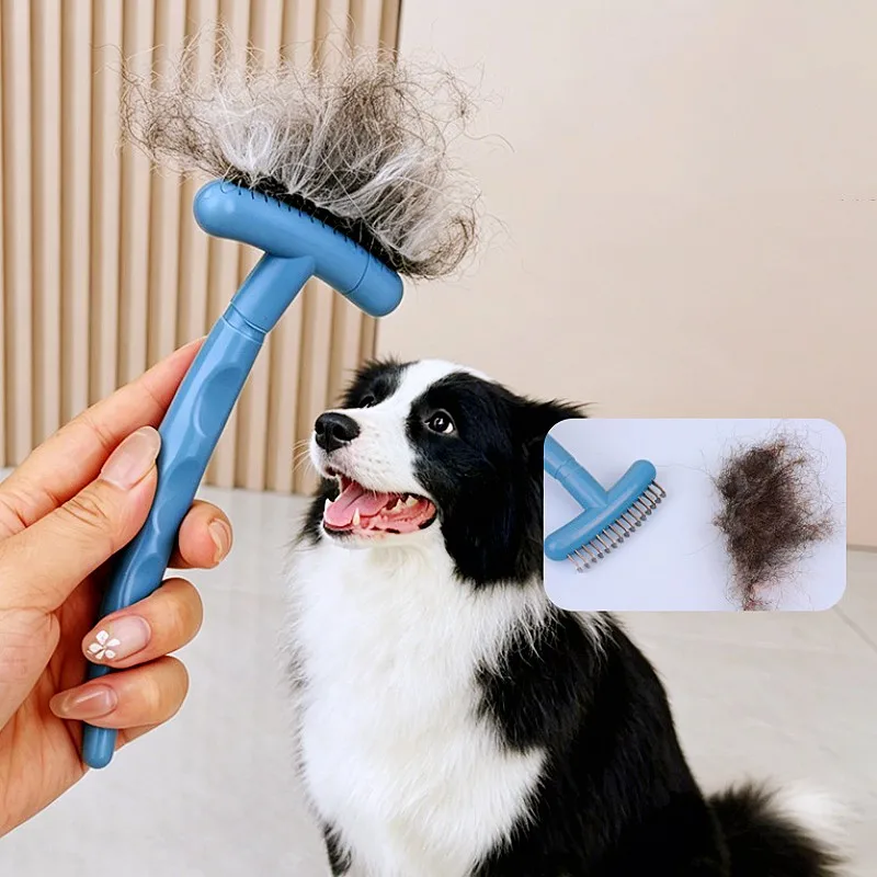 Peine desenredante y cepillo de masaje para gatos y perros - imagen 5