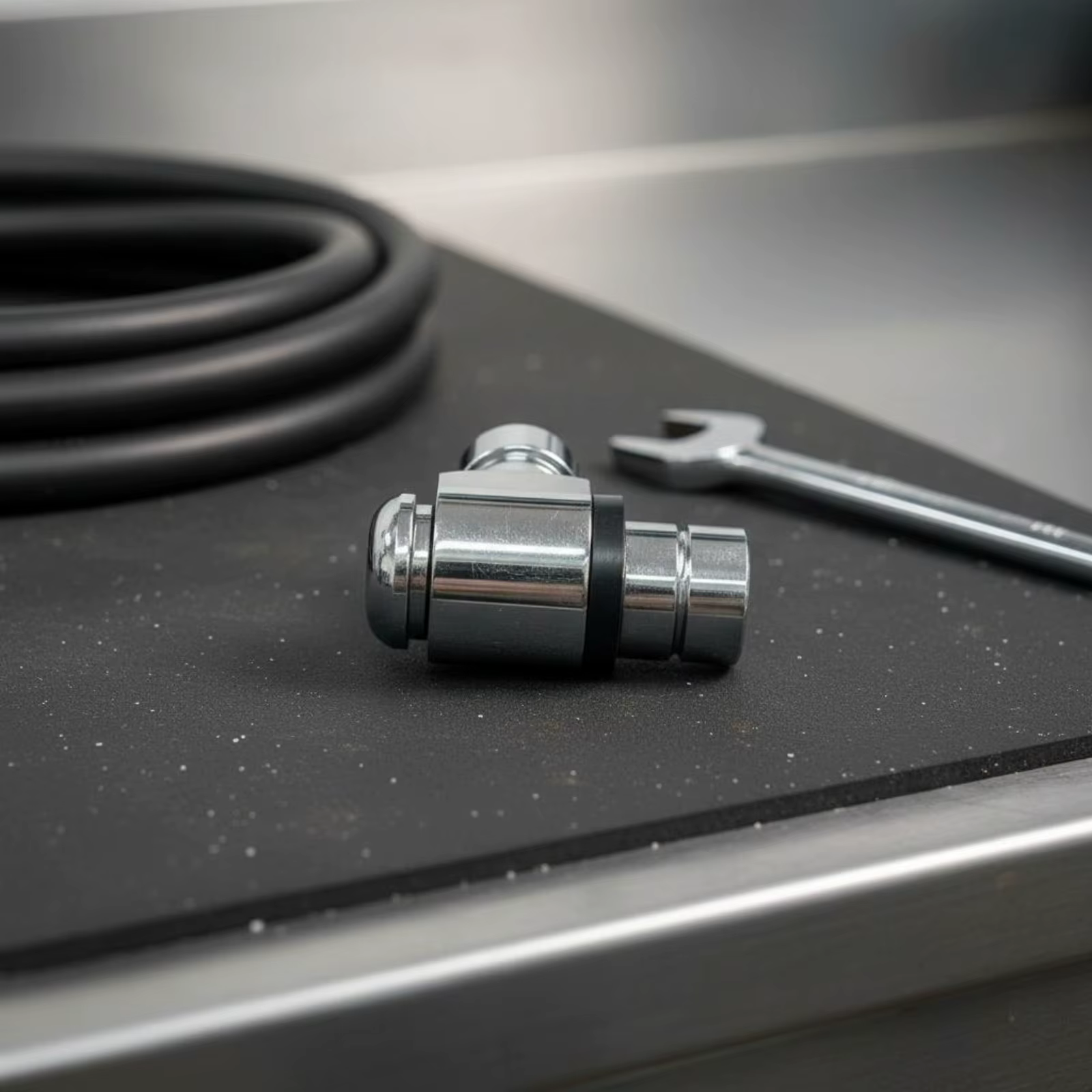 Conector de manguera giratorio 90° para uso subacuático - imagen 2