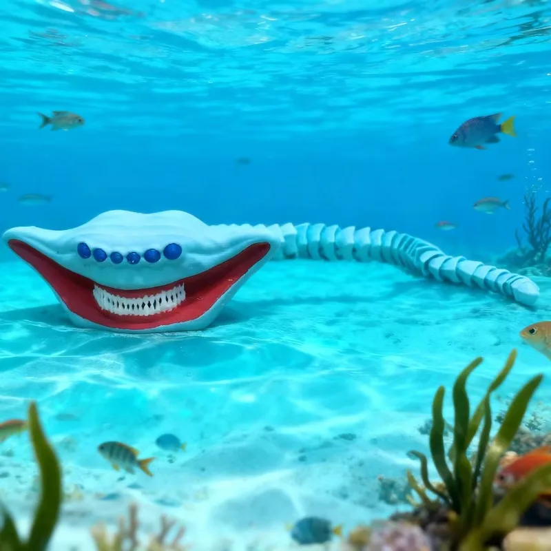 Figura de acción articulada 3D de monstruo marino profundo - imagen 4