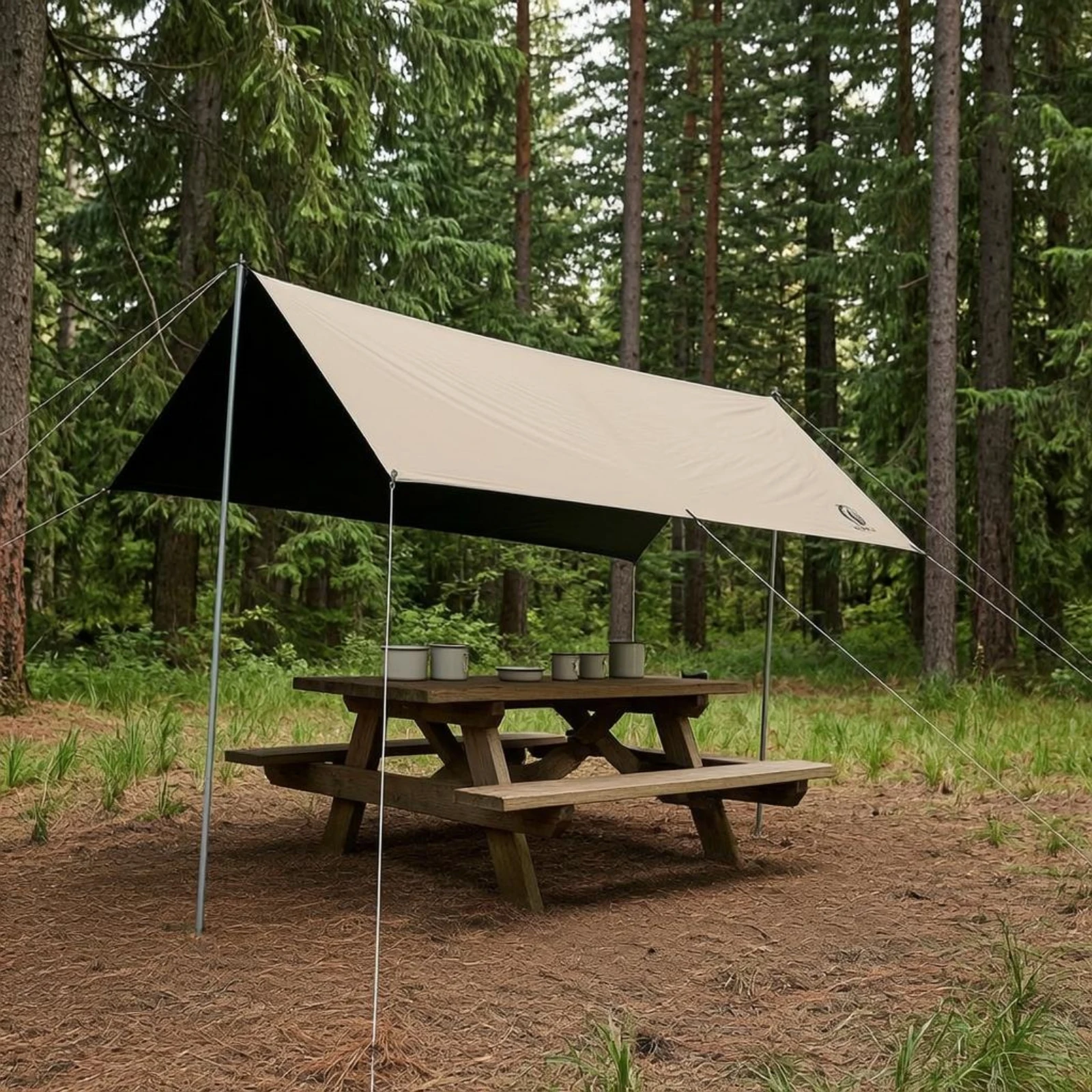 Lona impermeable caqui para perros y gatos, material Oxford - imagen 5