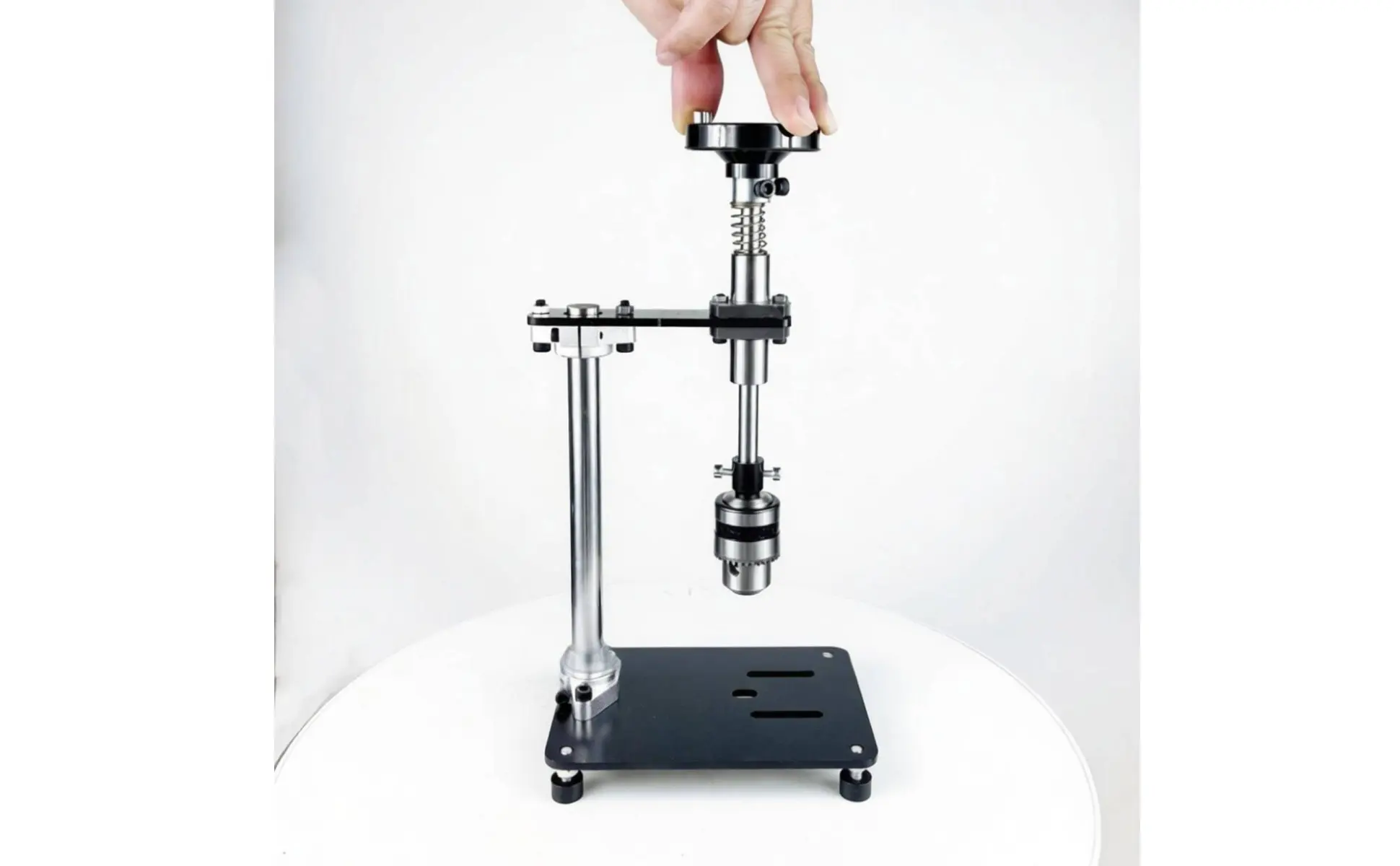 Soporte vertical reforzado de 16 mm para guía de machos
