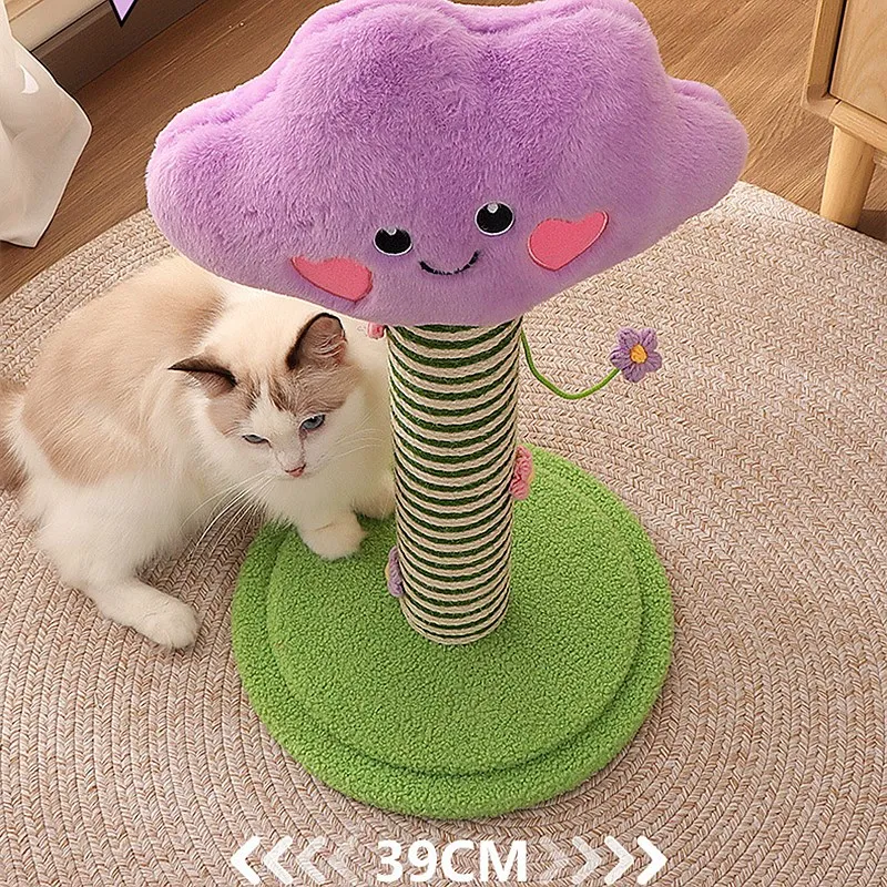 Torre juegos gatos con rascador sisal y plataformas - imagen 3