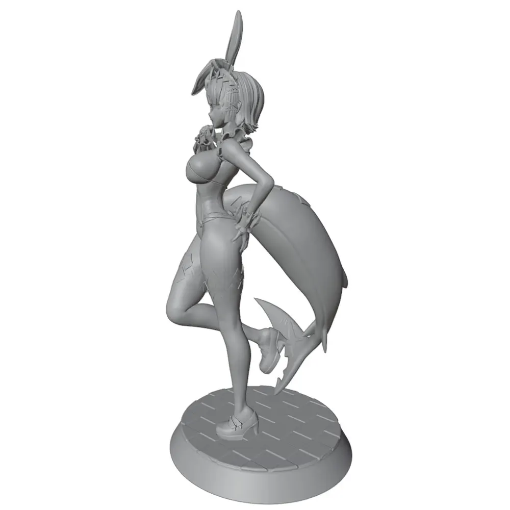 Kit miniatura guerrera 1/24 75mm resina – Figura para pintar y montar - imagen 3