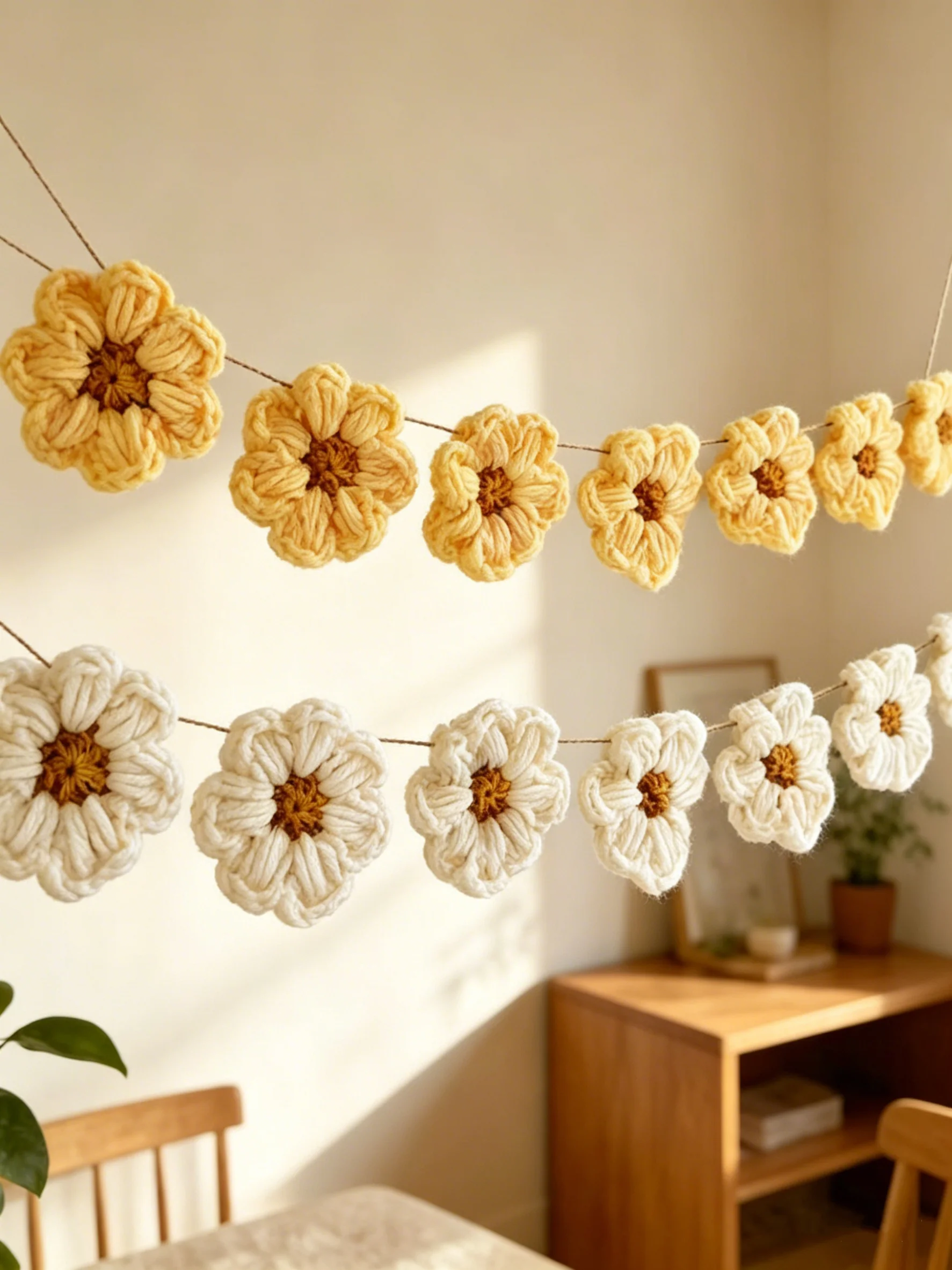 Banderines para perros y gatos con margaritas y girasoles en fiestas - imagen 4