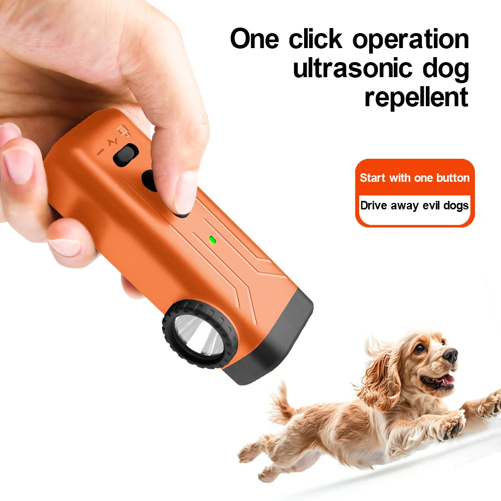 Repelente Ultrasónico para Perros Portátil – Antiladridos y Linterna - imagen 3