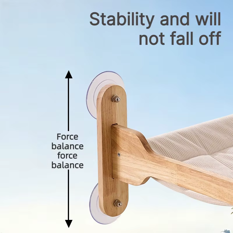 Hamacas para Gato con Ventosas, Plegables para Ventana o Pared - imagen 3