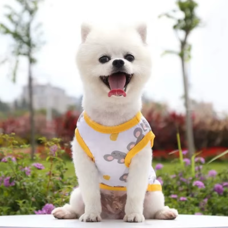Chaleco de verano estampado para perros y gatos pequeños - imagen 5