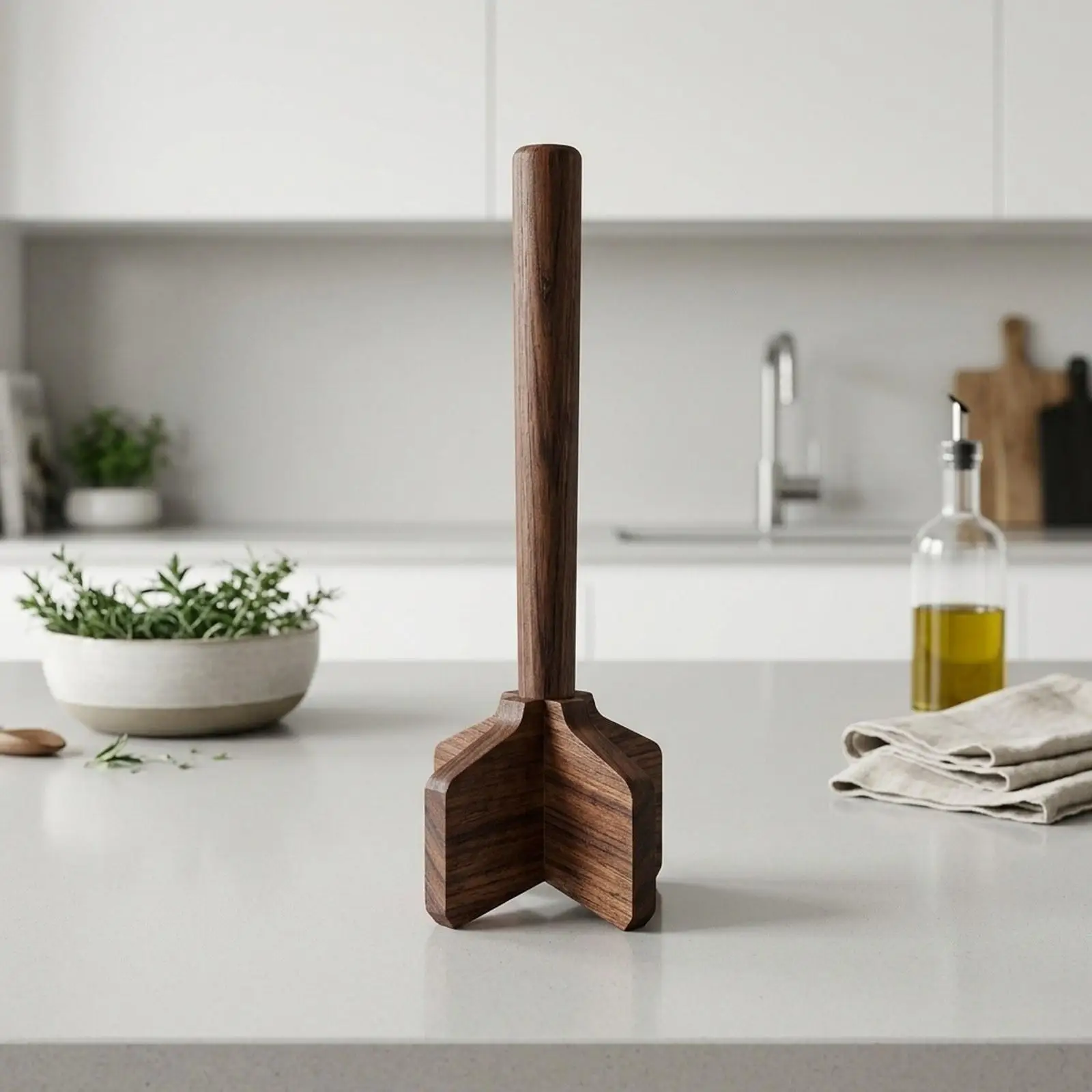 Picador de carne de madera para comida casera perro y gato - imagen 5